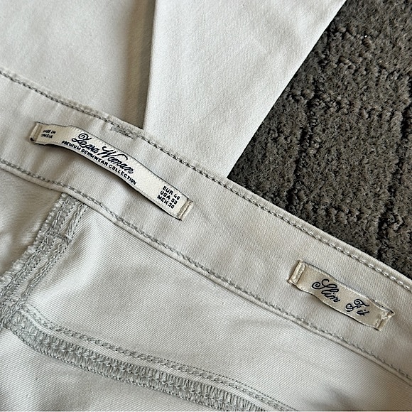 Zara Woman Pale Pink Ankle Gold Zip Jeans Skinny Sz 8 - Picture 10 of 16